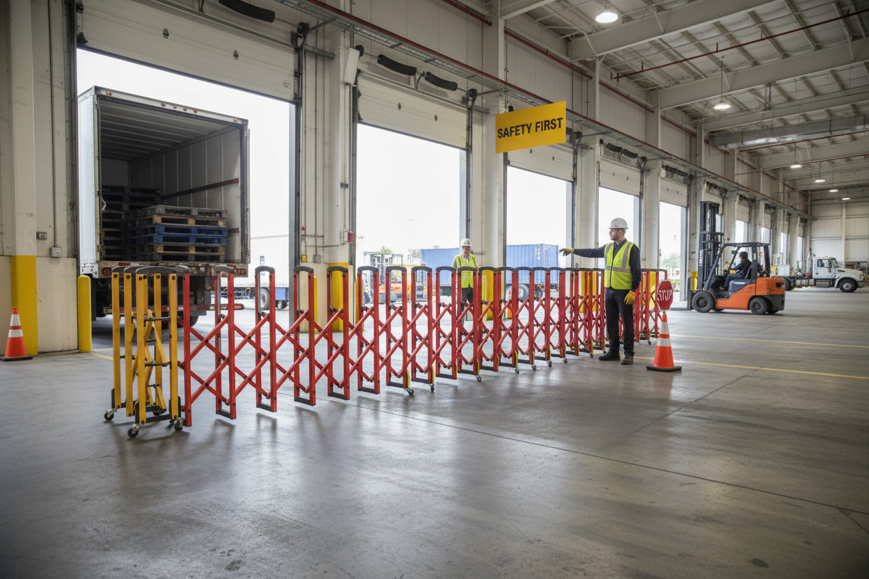 Premium Flexible Mobile Barrier System Made from Durable Aluminum for Efficient Storage and Quick Installation