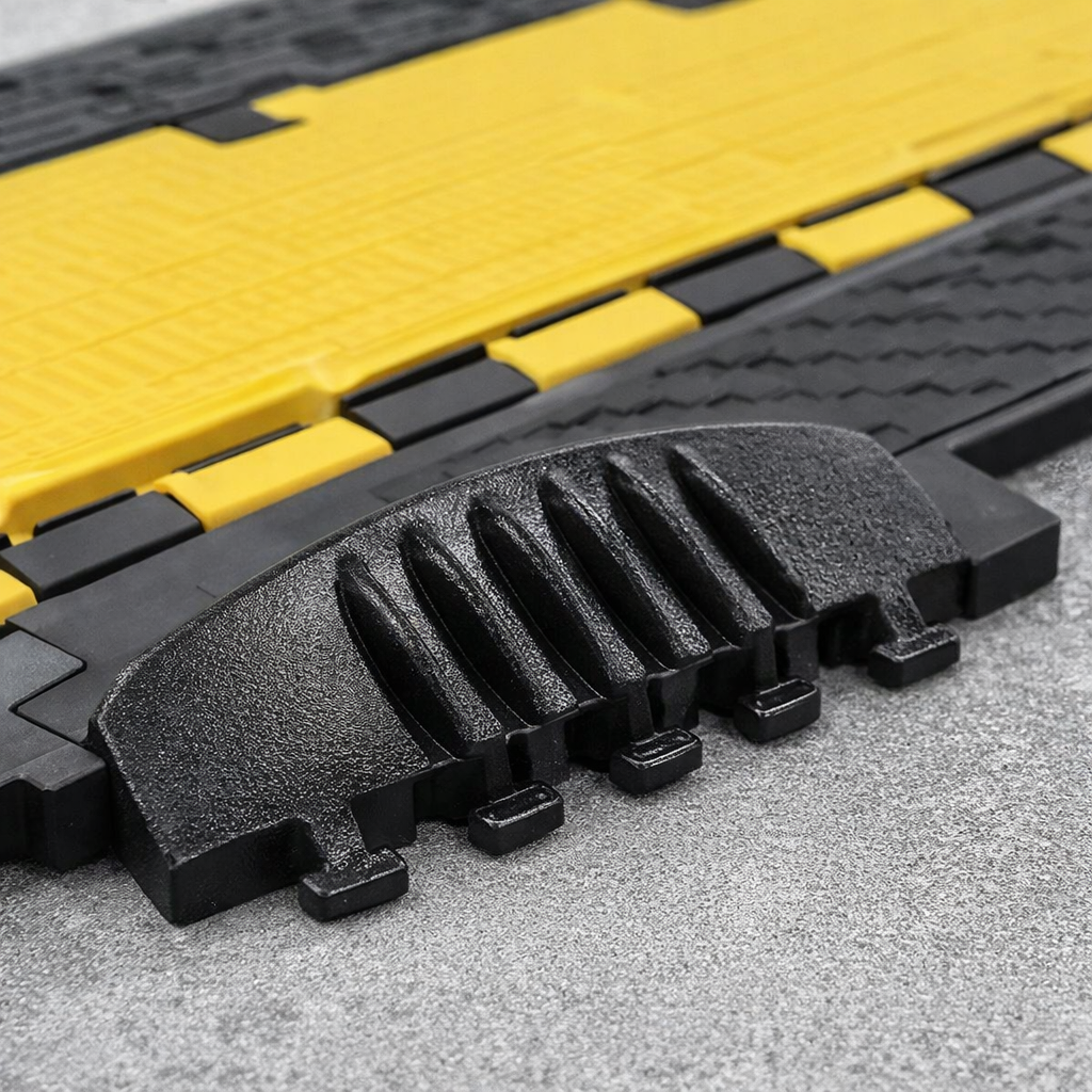 End Ramp Male Section – Black – Easy to Fit – Cable Protectors