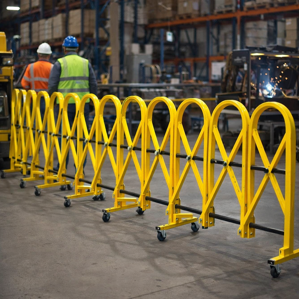 Extendable Safety Barrier – Expands to 4m – Heavy Duty – Indoor/Outdoor