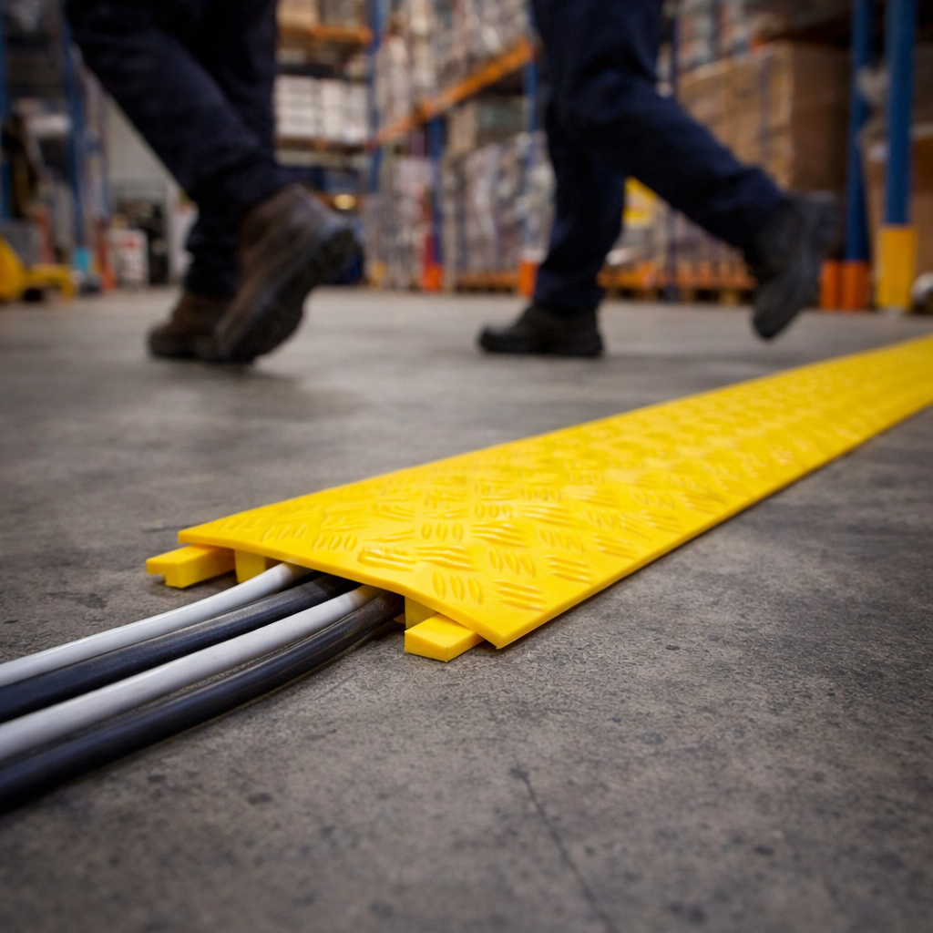 Cable Cover – 20mm Yellow – 910kg Capacity – Cable Protection