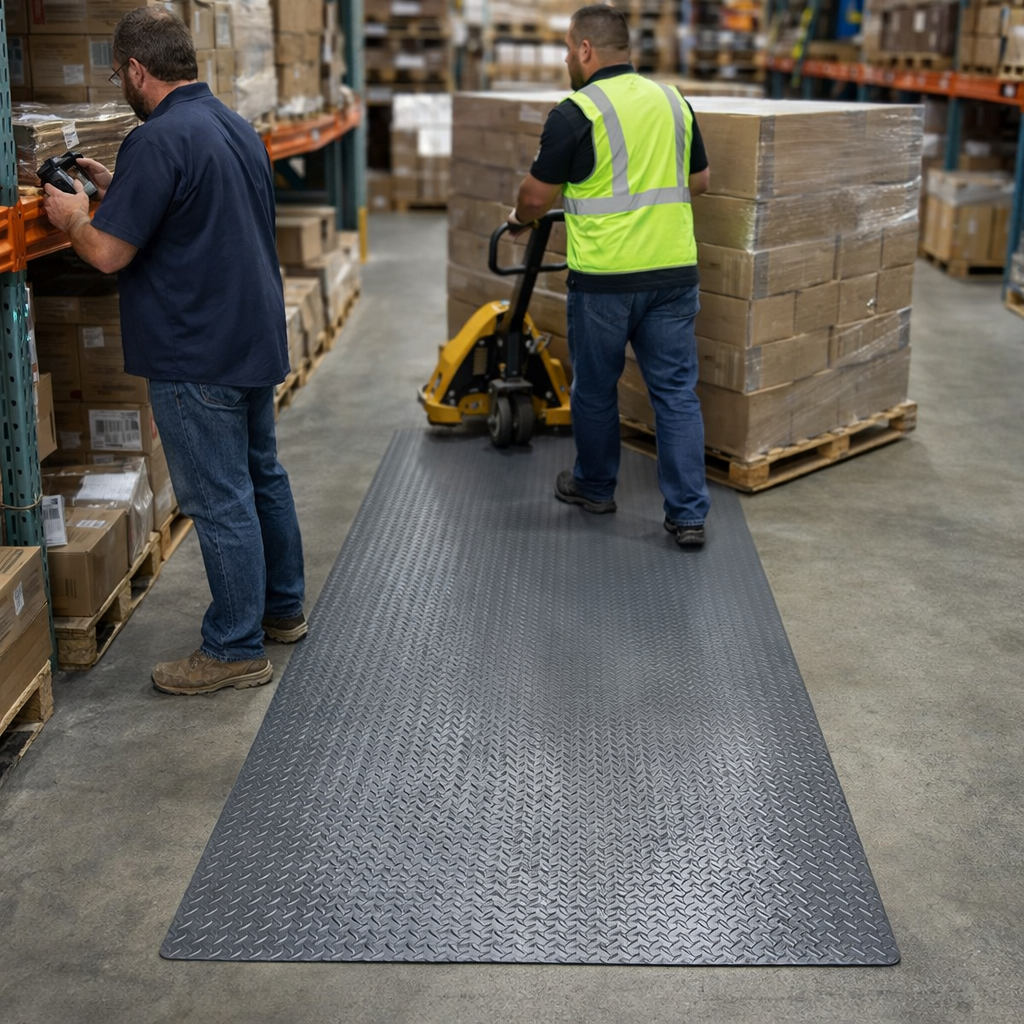 Anti-Fatigue Mat – Grey – 14mm Thick – Industrial Use