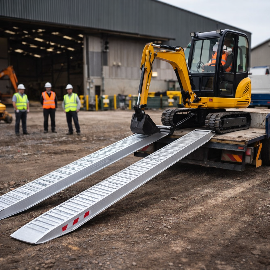 Aluminium Loading Ramps – 2500x460mm – 7000kg Capacity – Industrial