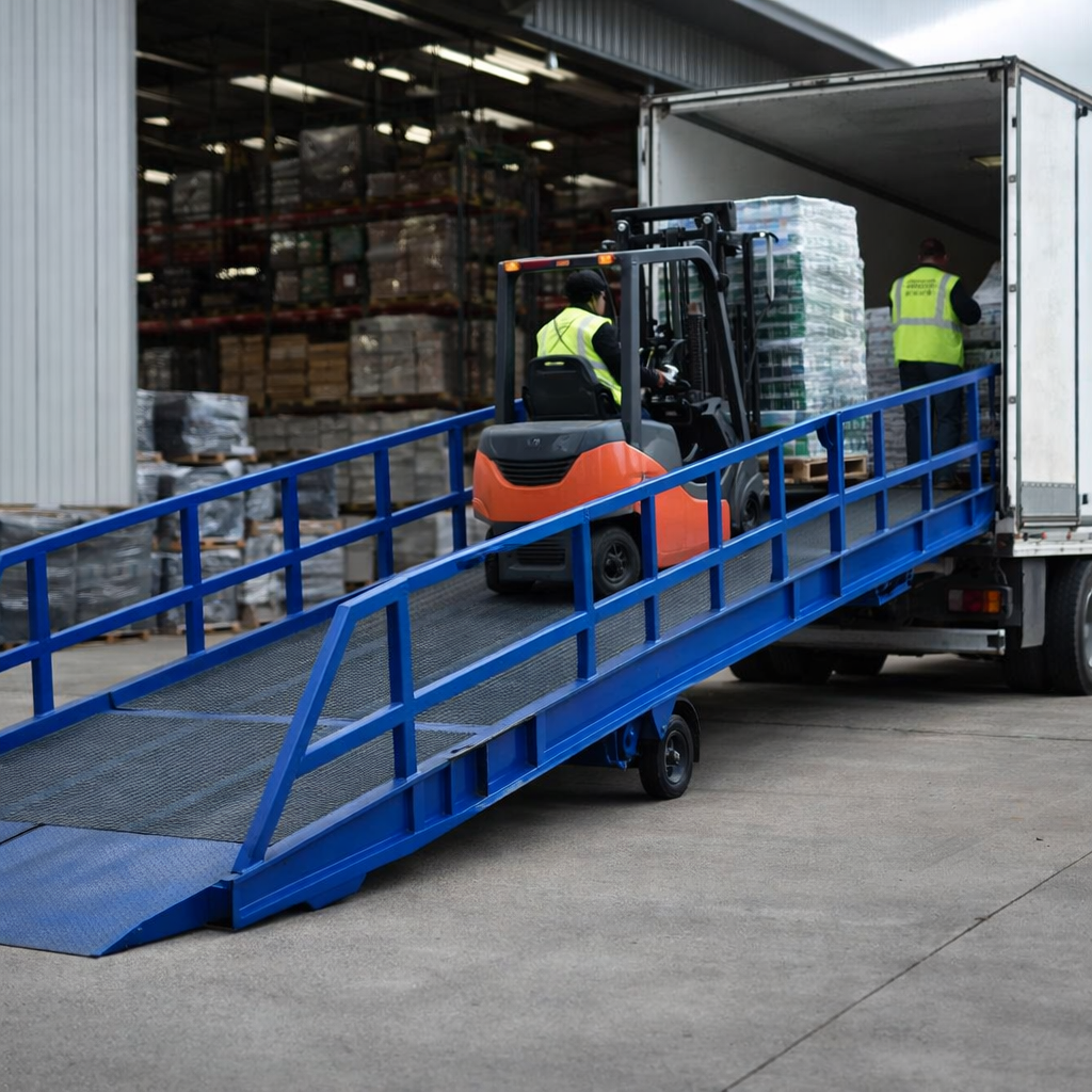 Yard Ramp with Handrails – 11260mm x 2260mm – 10000kg Capacity – Commercial Use