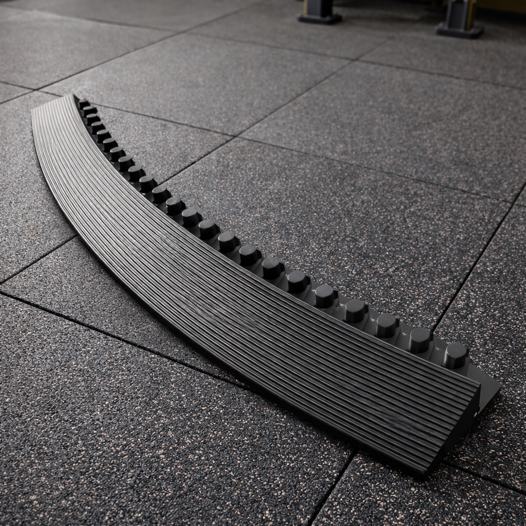 Heavy Duty Rubber Ramp – 91 cm – Black – Industrial Use