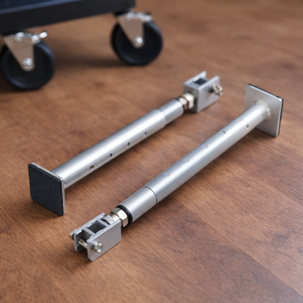 Adjustable Support Legs – Black – 170-630mm Height – Wheelchair Ramps