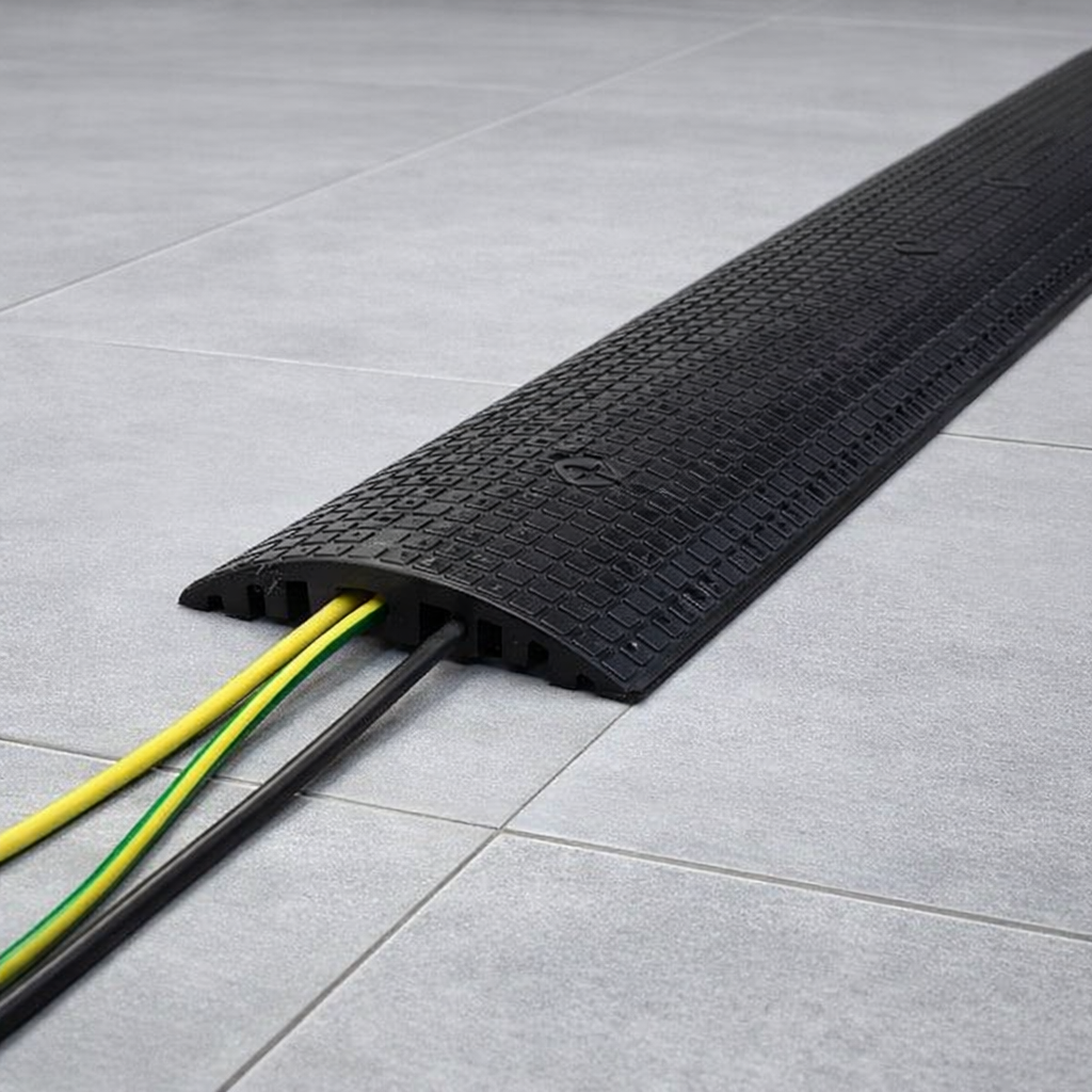 Cable Cover – 20mm Height – Black – Cable Protection