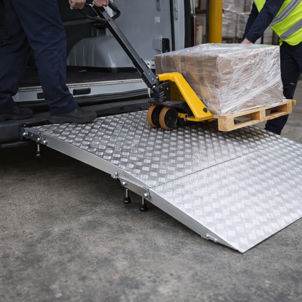 Folding Drive-In Ramp – 800mm x 750mm – 300kg Capacity – Mobility Access