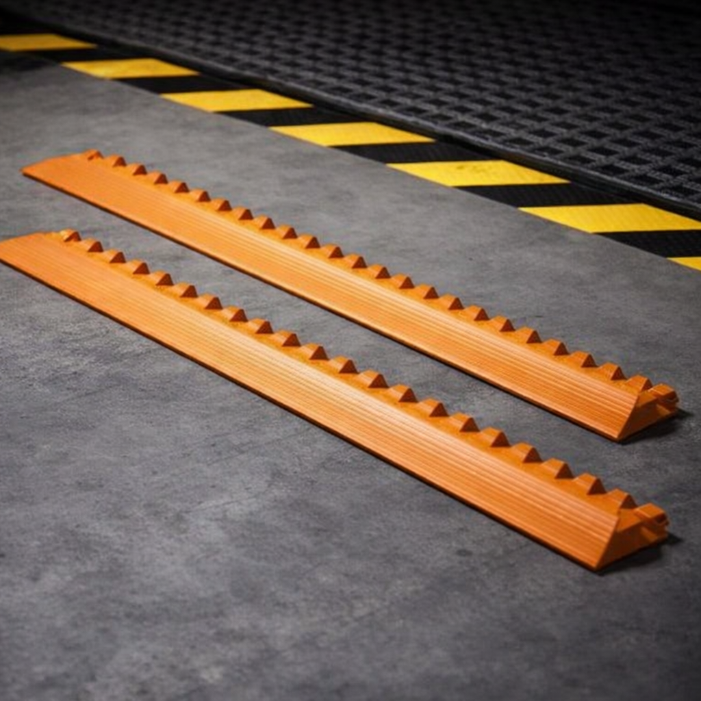 Anti-Fatigue Mat – 91 cm Orange – Nitrile Rubber – Industrial Use