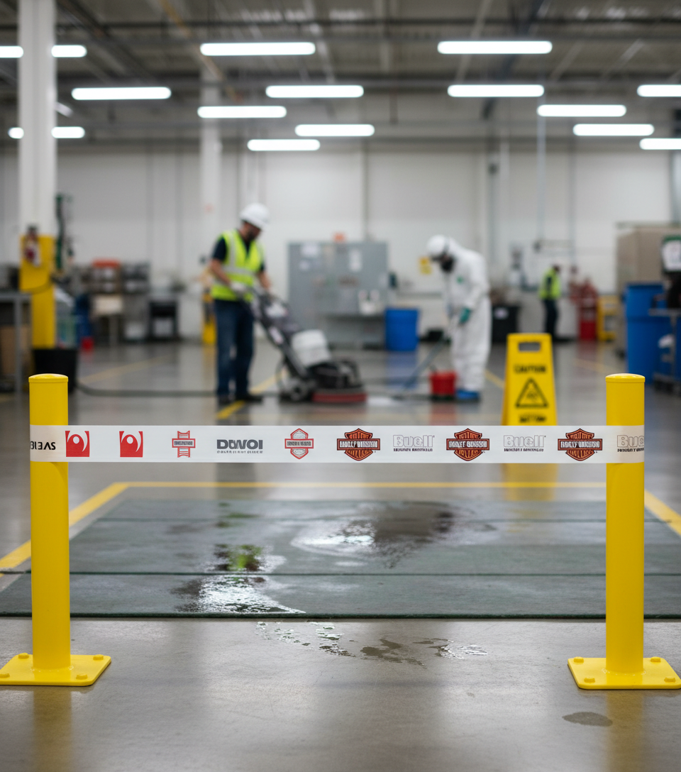 Premium Custom Printed Barrier Tape - 250m Length, 75mm Width, Ideal for Events and Construction Sites