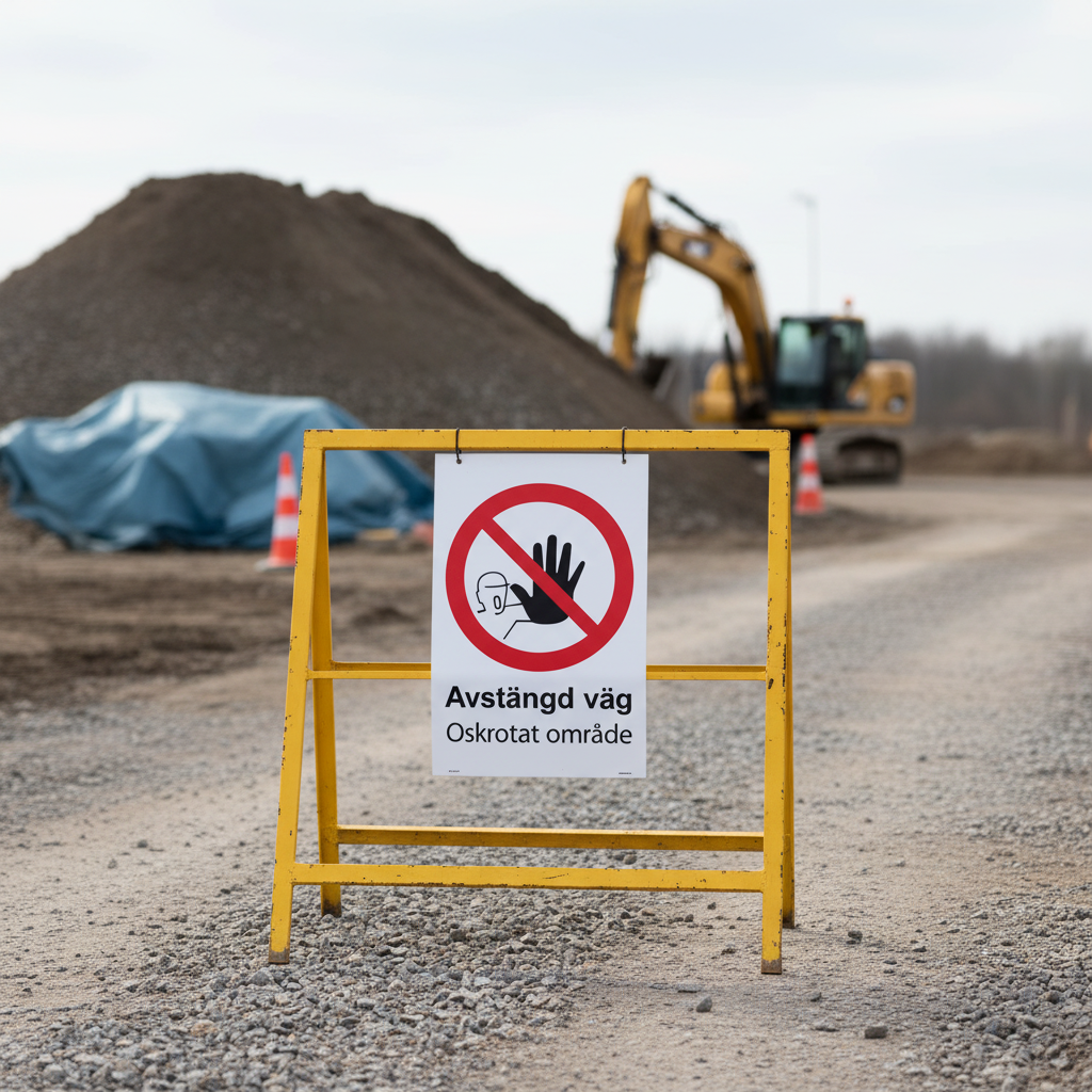 Professional Warning Sign for Closed Road - Durable Materials, Multiple Sizes and Easy Installation Options
