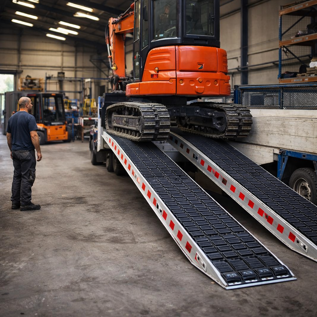 Ramps for Steel Tracks – 5000mm x 480mm – Heavy Duty – Industrial Use