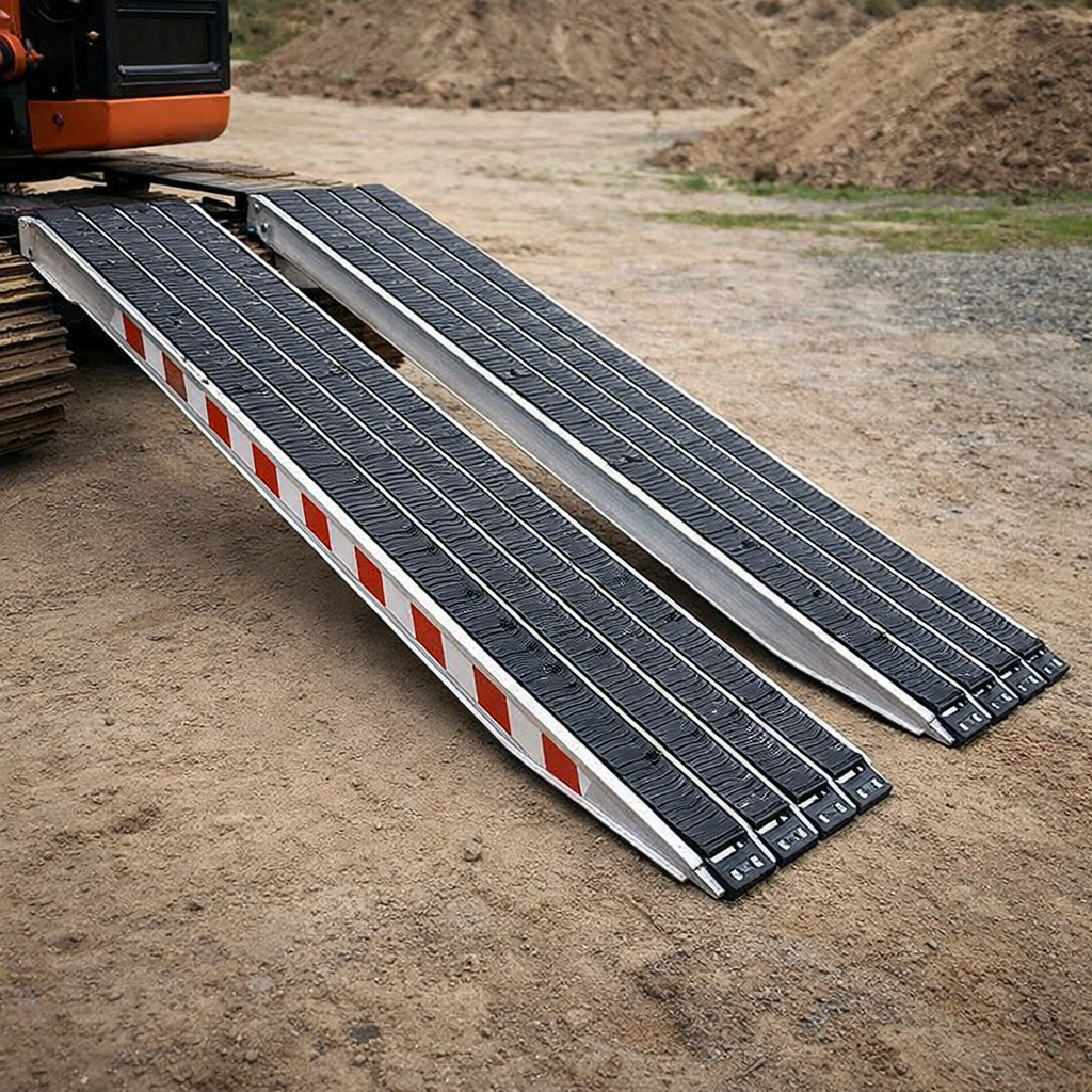 Steel Track Ramps – 4000mm x 720mm – Heavy Duty – Industrial Use