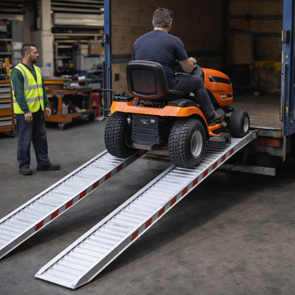 Aluminium Loading Ramps – 4500x300mm – 1050kg Capacity – Professional Use