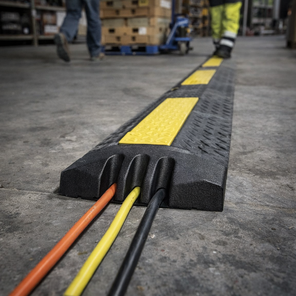 Mini End Ramp – Black – Easy to Fit – Cable Protector