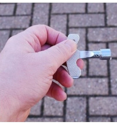 Removable Security Post (tool version) With Top Mounted Chain Eyelets