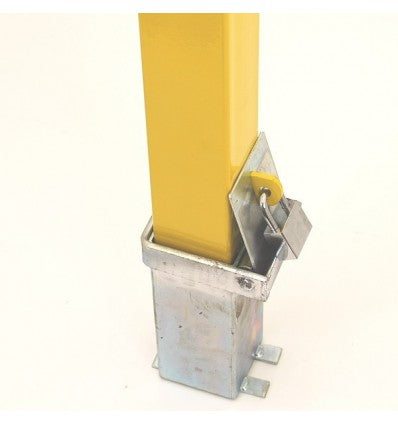 Removable Security Post (tool version) With Top Mounted Chain Eyelets