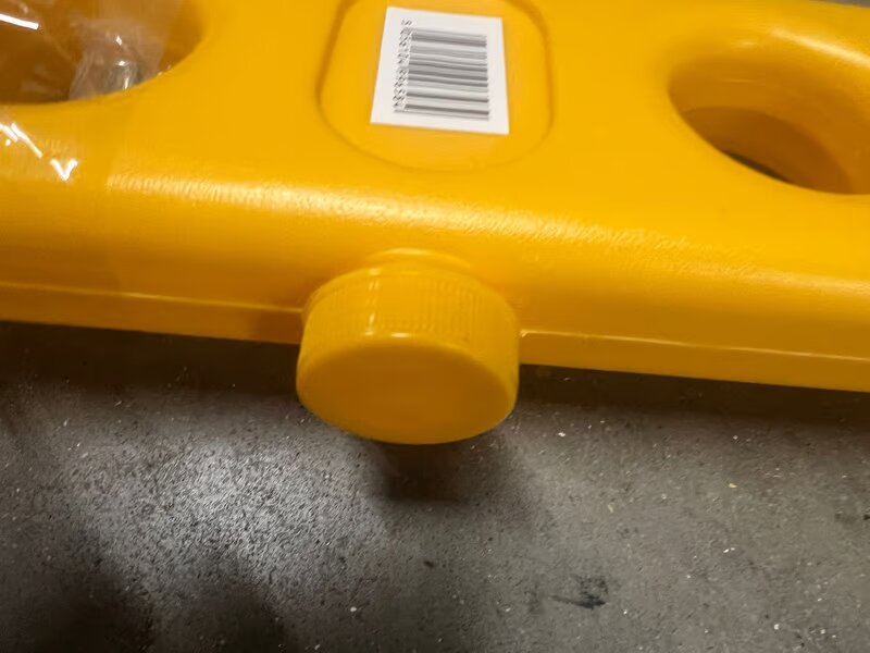 High-Visibility Expandable Plastic Safety Barrier | Yellow & Black with Reflective Strips