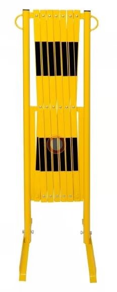 Traffic-Line Flexi-Light Extendable Trellis Barrier – Yellow & Black, Expands to 3.6 m