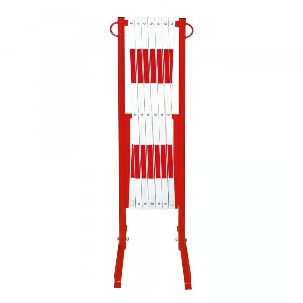 Heavy‑Duty Extendable Trellis Safety Barrier – Expands to 4 m | Steel | Red/White Reflective