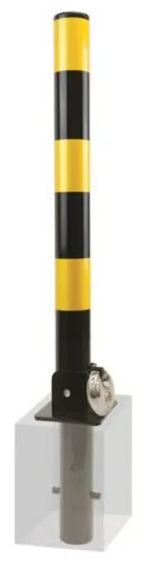 Secure & Space-Saving Fold-Down Parking Post with Spigot Base – Buried Installation
