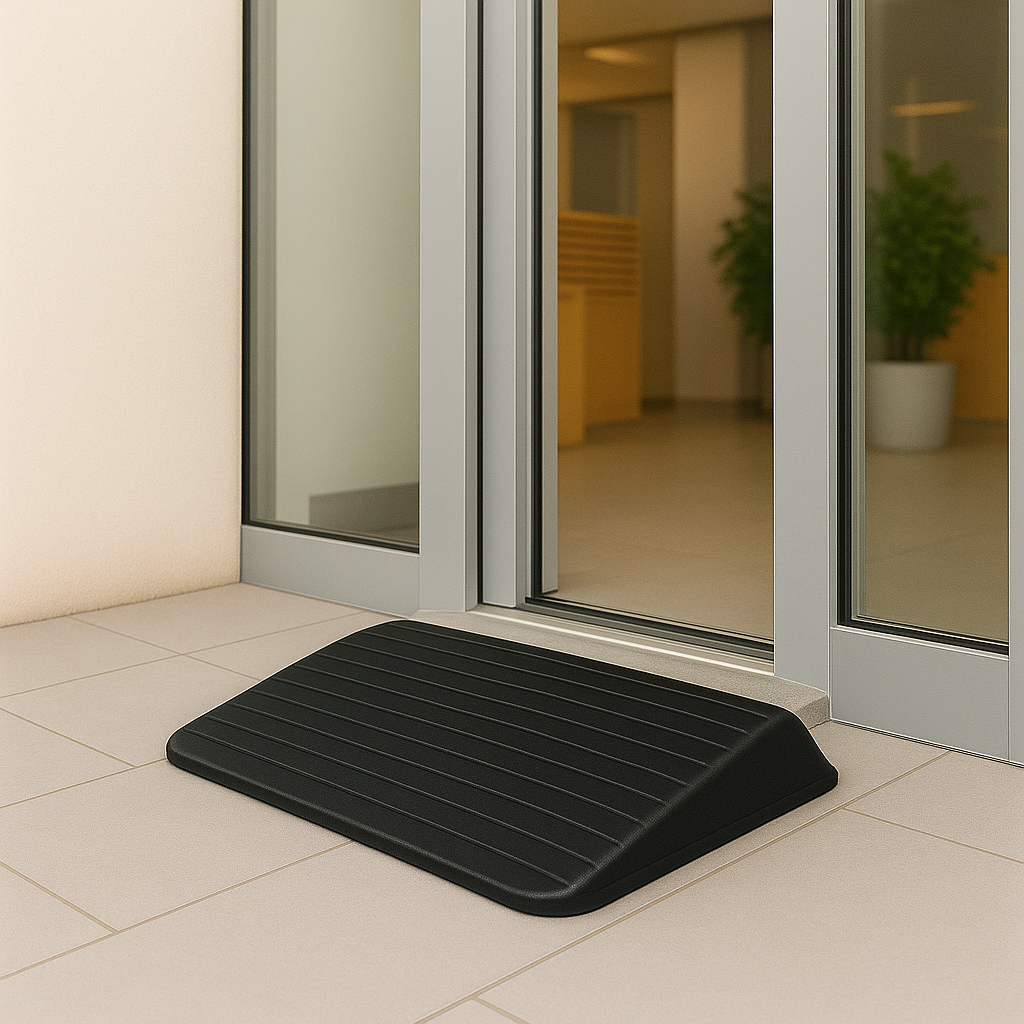 Non Slip Rubber Threshold Ramps Perfect for Wheelchair & Mobility Access