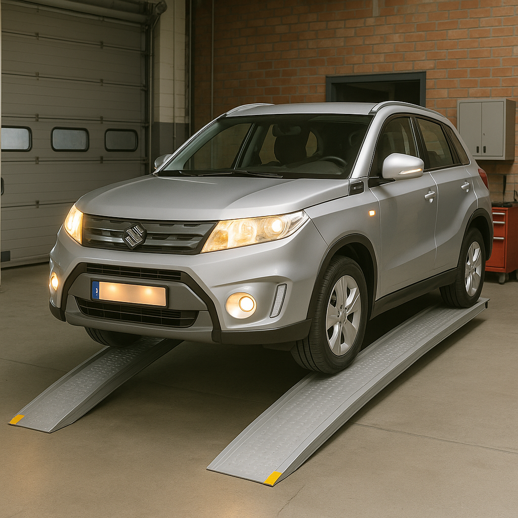 Hinged Telescopic Wheelchair Ramp 7-10 ft – Smooth, Safe, Adjustable Access