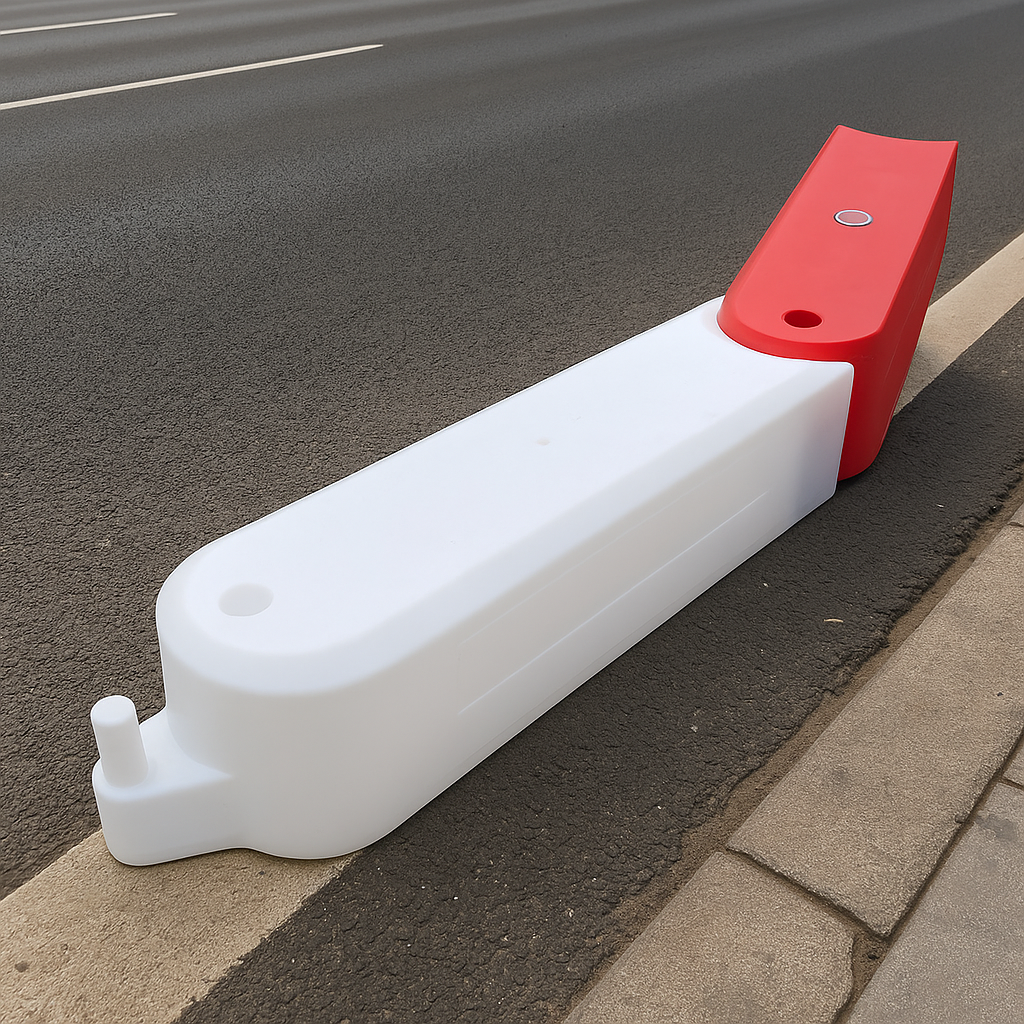 DuraLine 1350 Water-Filled Safety Barrier – Stackable, Interlocking & High-Impact Protection