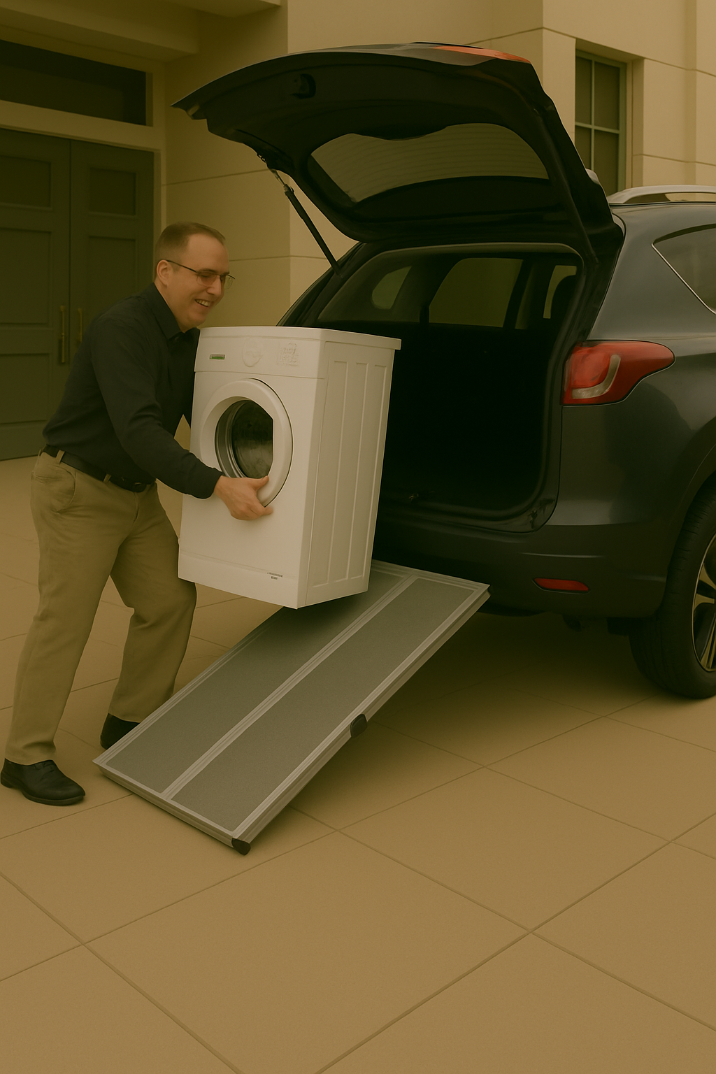 Premium Multi-Fold Wheelchair Ramp (6ft - 9ft) – Enhanced Accessibility for Vehicles