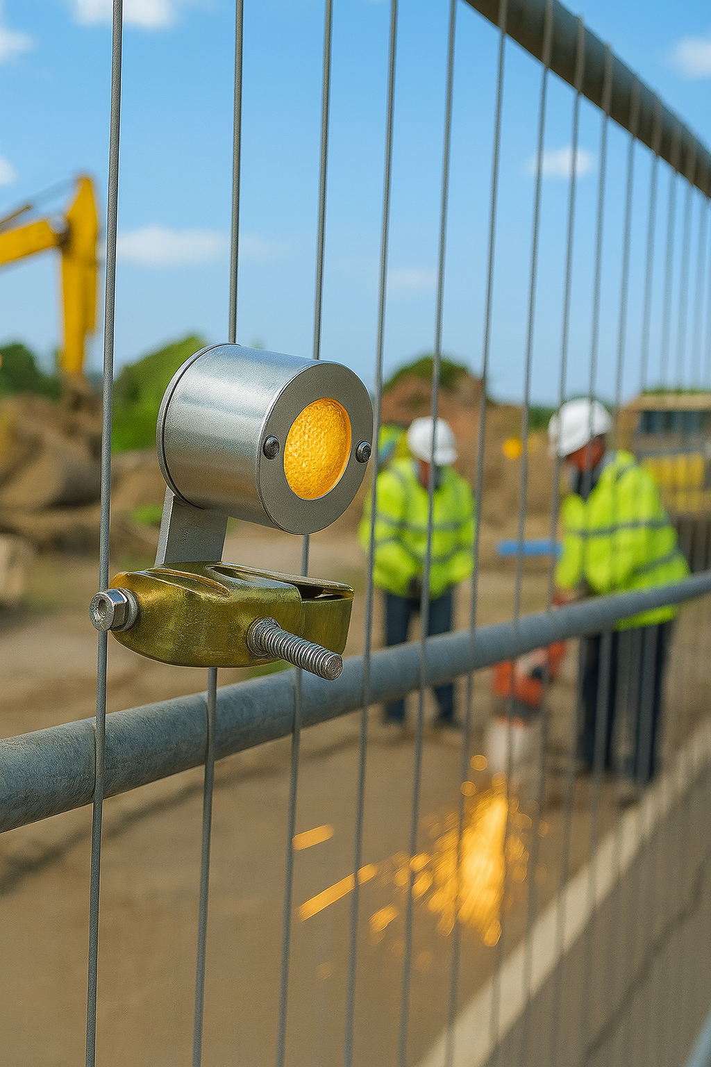 SureSafe Battery-Powered Fence Light – Ultra-Bright, Secure & Dusk-to-Dawn Operation