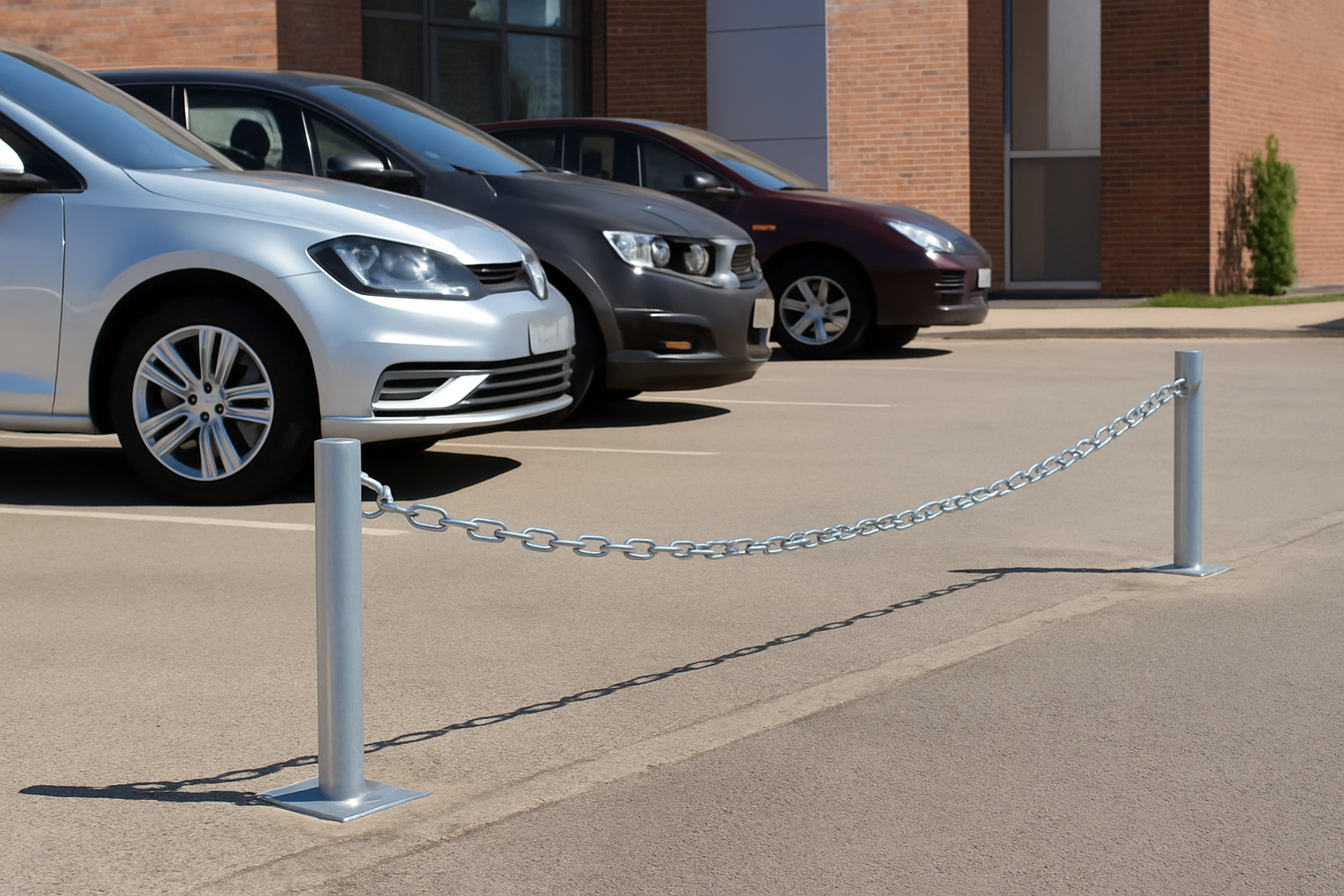 1m Galvanised Steel Chain Links – Durable & Heavy-Duty for Barriers, Fencing & Anchoring