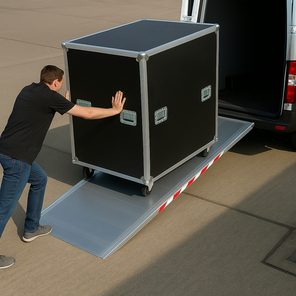 Viper Heavy-Duty Van Ramp – Max Load Strength • Anti-Slip Surface • Universal Fit for Cargo & Mobility