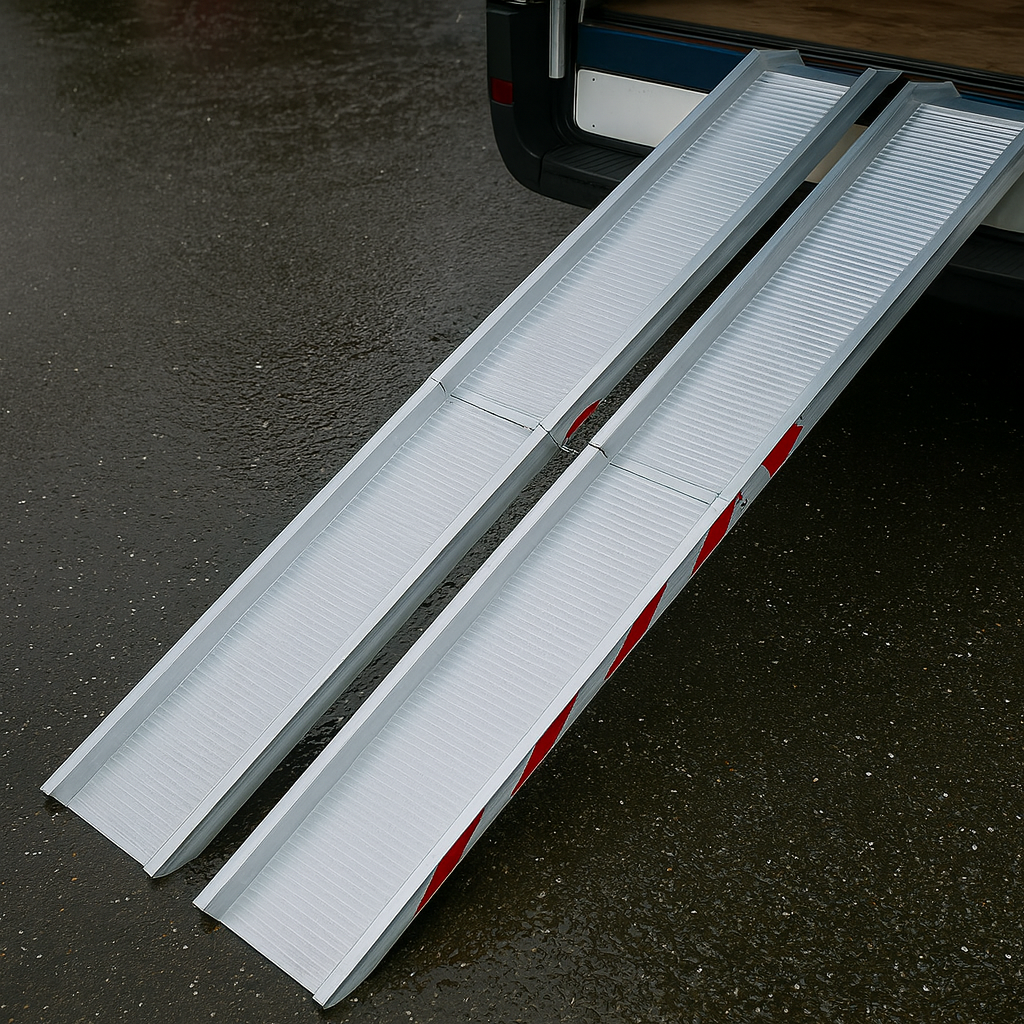 Lightweight Aluminium Channel Ramps – Portable, Anti-Slip Heavy-Duty Access for Mobility, Vans & Equipment