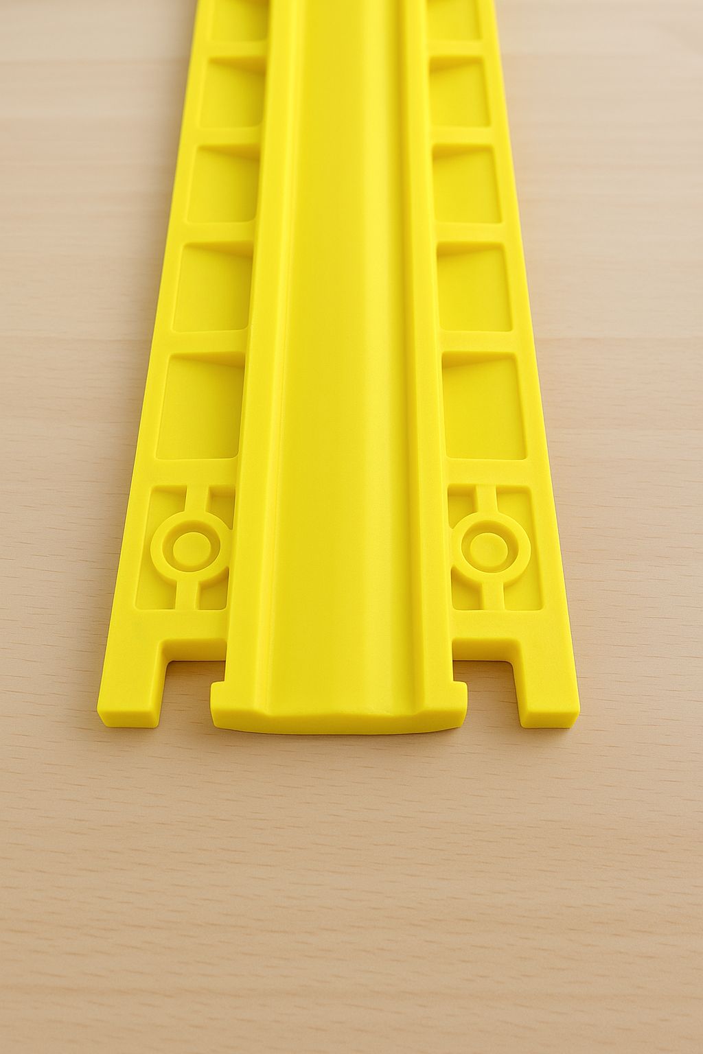 Heavy-Duty 5-Channel Hose & Cable Protector Ramp – Industrial Rubber Safety Cover for Roads, Events & Worksites