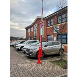 Heavy-Duty Manual Arm Barrier (6–9 Metres) – Industrial-Grade Secure Access Control for Wide Entrances