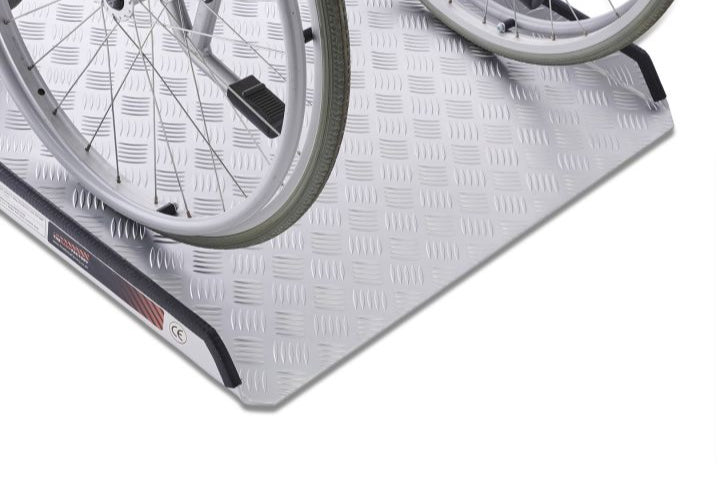 Adjustable Threshold Bridge Ramp – Portable Aluminum Transition Ramp for Vehicles, Wheelchairs & Scooters