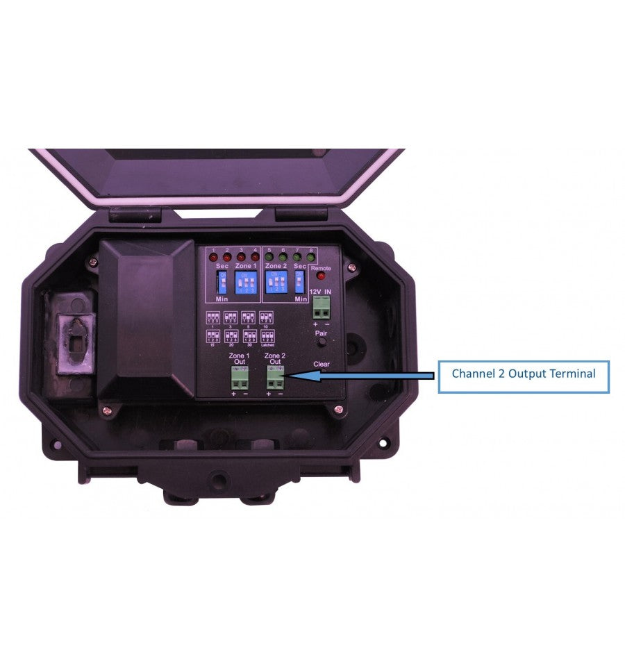 Wireless Commercial Bell Kit inc H/Duty Push Button & Loud Bell (adjustable duration) & Additional Chime Receiver