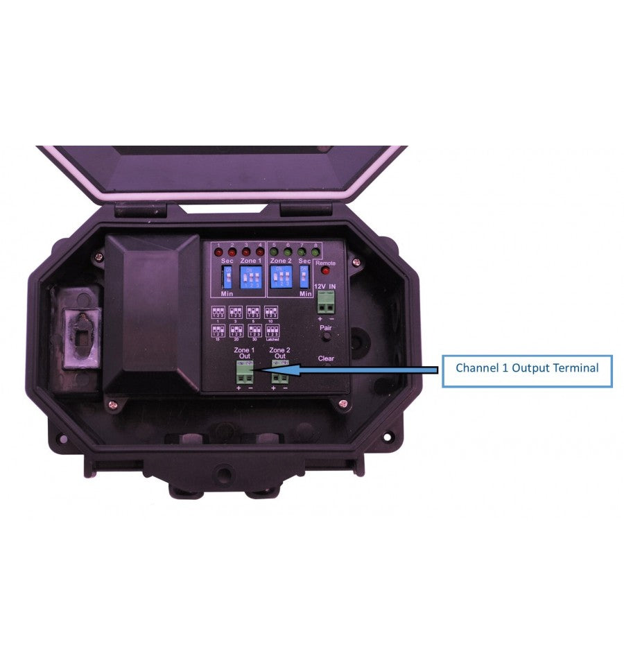 Wireless Commercial Bell Kit inc H/Duty Push Button & Loud Bell (adjustable duration) & Additional Chime Receiver