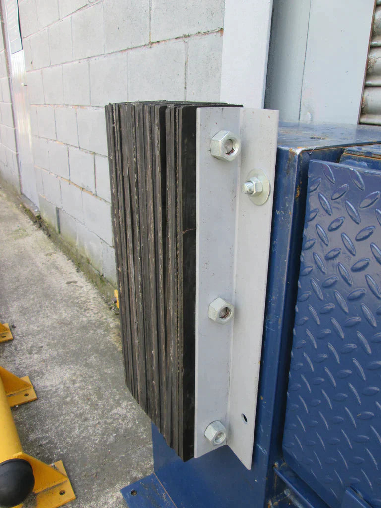 Heavy-Duty Poly Laminated Rubber Dock Bumper – 600x380x105 mm | Impact-Resistant Loading Bay Protection