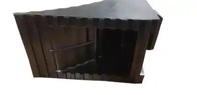 Heavy-Duty Rubber Truck Wheel Chock – Anti-Slip Tyre Wedge with Grip Handle for HGVs, Trailers & Vans