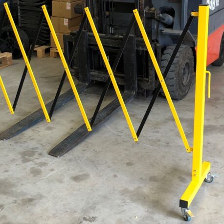 Dark Gray Expanding Safety Barrier - 4.9m