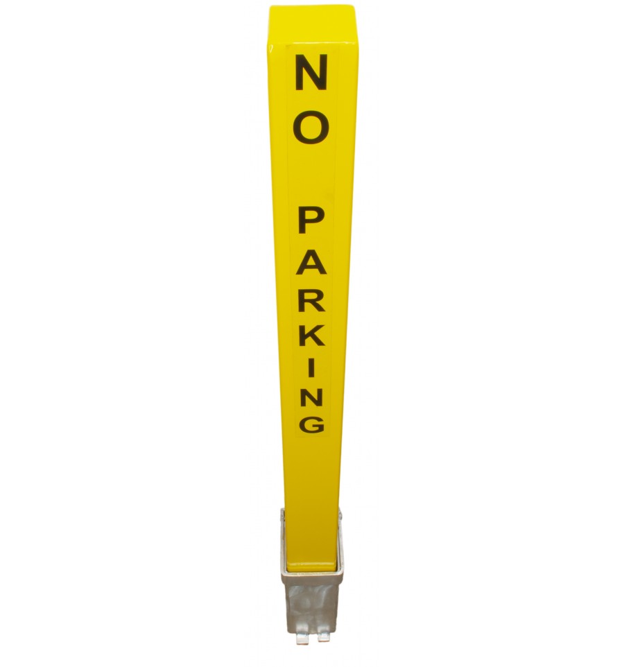 Goldenrod Heavy Duty Yellow Removable Security Post & No Parking Logo
