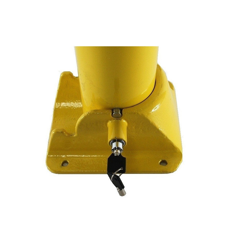 Dark Goldenrod Heavy Duty Fold Down Security Post & Chain Kit