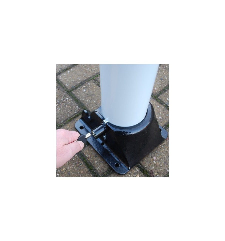 2 x Heavy Duty Fold Down Security Posts & Chain Kit