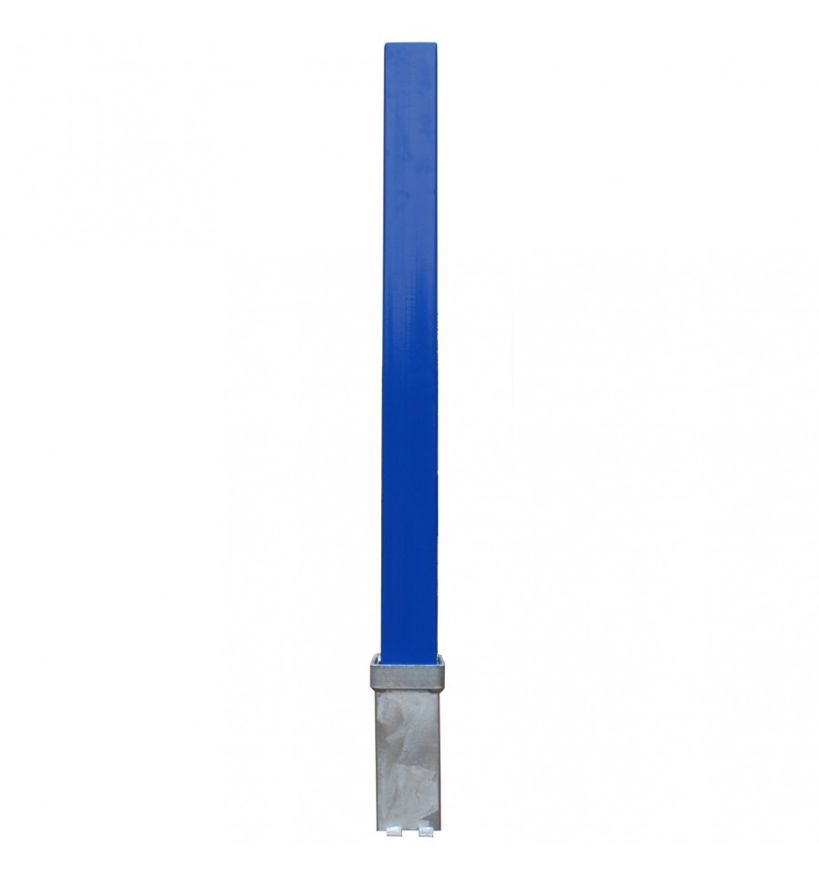 Dark Slate Blue Heavy Duty Blue Removable Security Security Post & 2 x Ground Bases