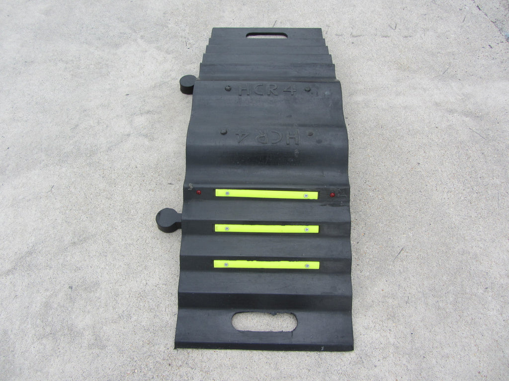 Gray Fire Hose Protection Ramp - 125mm