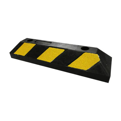 550mm Heavy-Duty Rubber Wheel Stop – Compact Parking Block for Garages, Driveways & Car Parks