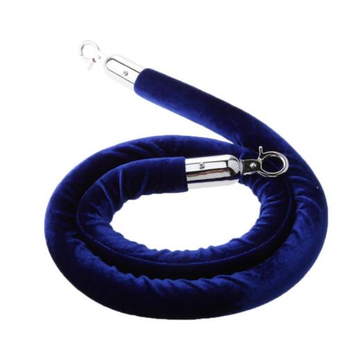 Black Queue Control Velvet Rope Barrier