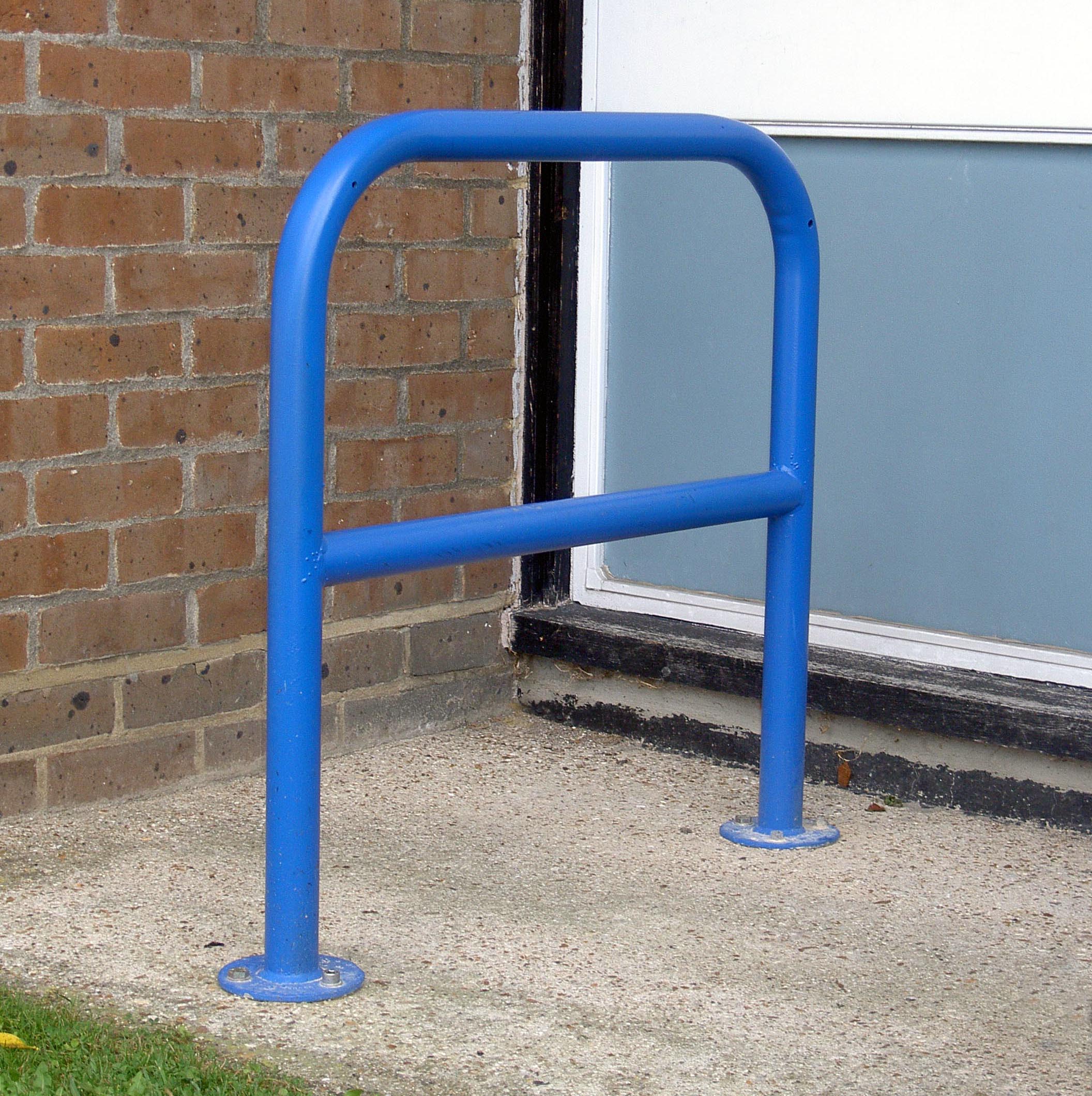 BiltHaus Cycle Stand – 48mm Ø | Secure 2-Bike Rack | Galvanised or Stainless Steel | Ragged or Flanged Fixing Options