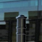 Premium Ornamental Steel Bollard – 1000mm Above Ground | Anti-Ram Security Post for Driveways, Shops & Public Spaces