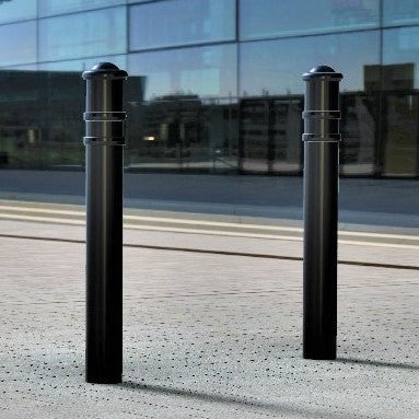 Premium Ornamental Steel Bollard – 1000mm Above Ground | Anti-Ram Security Post for Driveways, Shops & Public Spaces